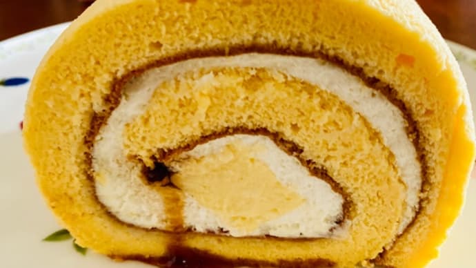 今日のスイーツ〜赤煉瓦プリンロール〜