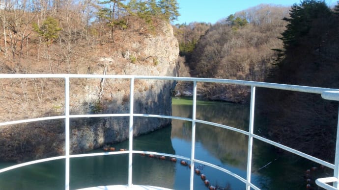 厳冬の軽井沢追分から・・・湯川ダムへ