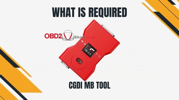 CGDI MB ツール 中古のメルセデス SIM4LE ECU を更新