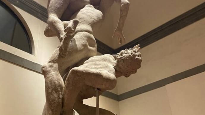 ジャンボローニア　サビニ女たちの略奪　アカデミア美術館　　　　フィレンツェ