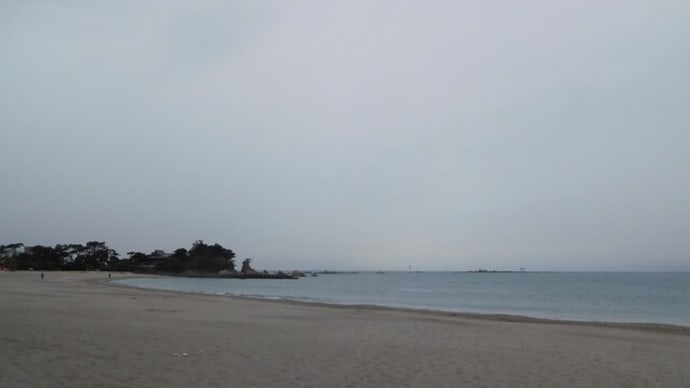 初冬の海 森戸海岸