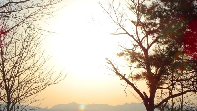 大沼国定公園の春⑨ 早夕暮れの大沼2023年3月22日