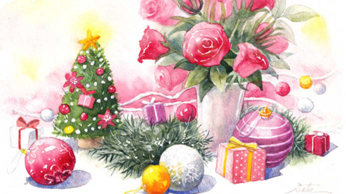 ◆バラの花のあるクリスマス◆