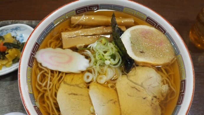 【秋田 市民市場】 支那そば 伊藤「しょうゆ 並(750円)」