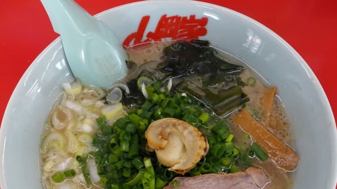 【限定】ホタテ塩とんこつラーメン@山岡家 手稲店