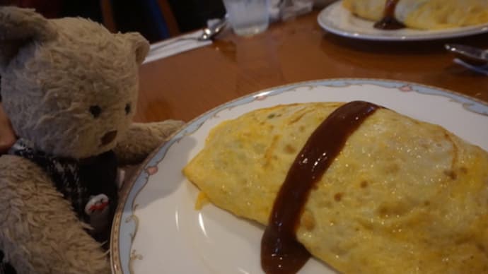 ミモロのおすすめランチ。千本通の「コーヒーハウス サンライズ」。昔ながらのオムライスセット。800円は魅力的。