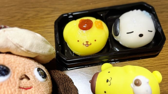 Sanrio食べマスとコナンのコーヒー