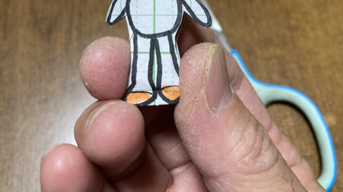 紙製のポケモン人形に再チャレンジ