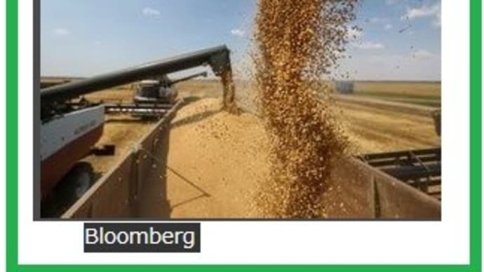 ◆ウクライナでの戦争、世界的な食料危機を引き起こす恐れ(BBC)／ロシアが得る利益－穀物を「戦争の武器」に(ブルームバーグ)／食料危機、制裁解除なら協力　ロ大統領(時事)