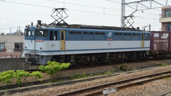 EF65-2057 コンテナ牽引(72レ) 【尻手駅:南武支線】 2022.6.11
