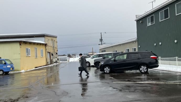 冷たい雨の降る金曜日の北斗市