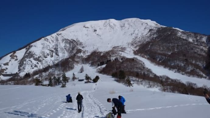 伊吹山 南稜~登頂と初級雪山講習