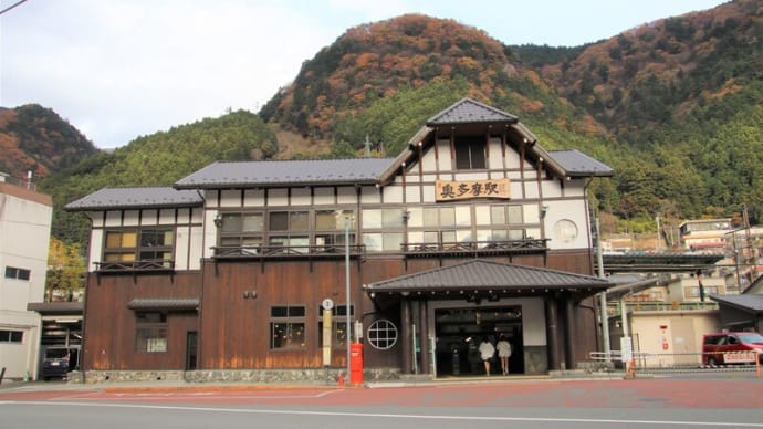 奥多摩駅周辺を歩く1