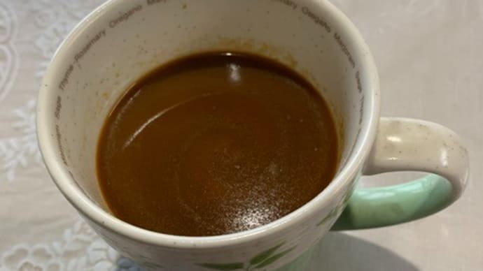 コーヒーかと思ったら、夏バテ防止ドリンクだった