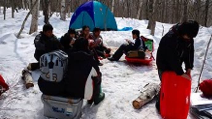 山チーム　目的地重山に到着！