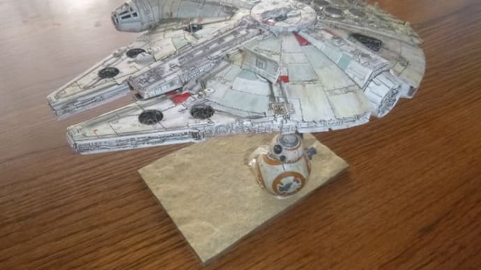 完成:スター・ウォーズ ミレニアム・ファルコン 1/144