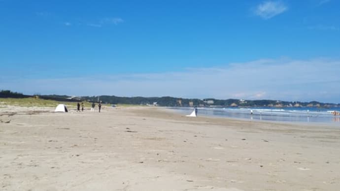 国府の浜では・・・。