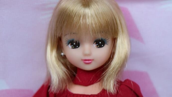 リカちゃんxパフスリーブワンピース