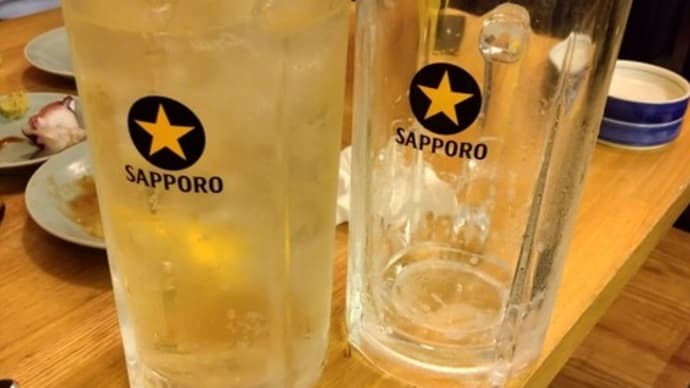 6月14日飲み会田町・酒場BEETLE田町