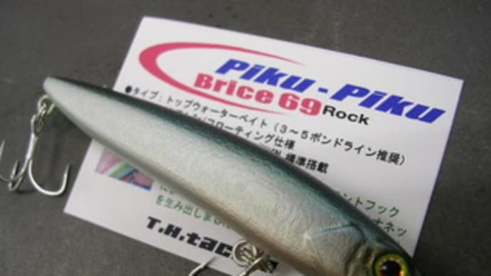 THタックル ピクピクブライス69 釣れます!