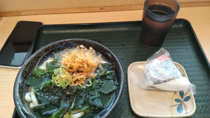 讃岐うどん はなまるで わかめうどん
