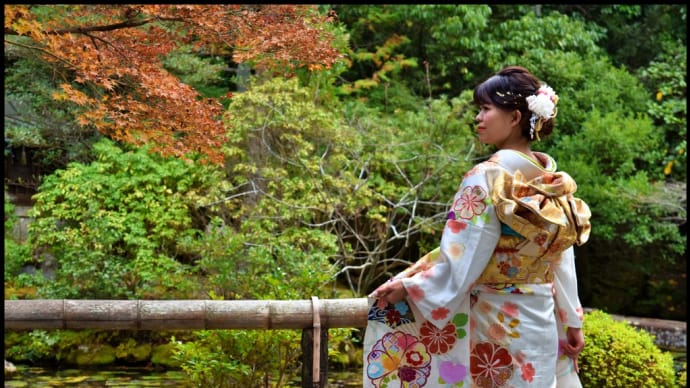 色んな風景～京都・金地院　成人式前撮り～
