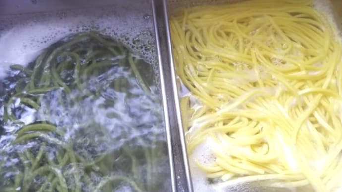 スイカ?パイナップル?で無塩さぬきうどん!