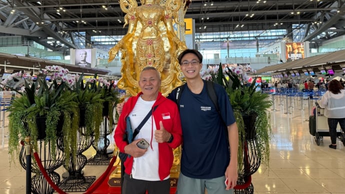 シンガポールへ帰って、早速トレーニング。