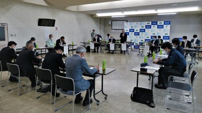 中山温泉工区工事完成報告会&テイクアウト昼食&議会運営委員会