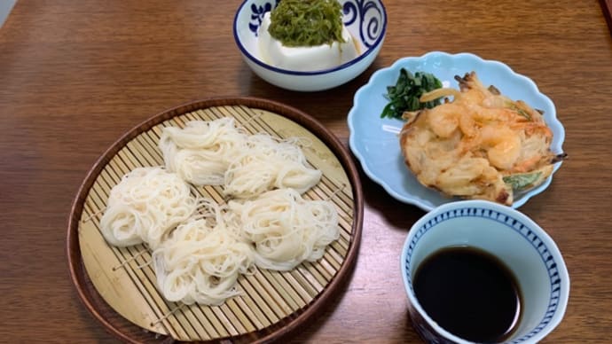 2025年初のそうめんを、三月に!