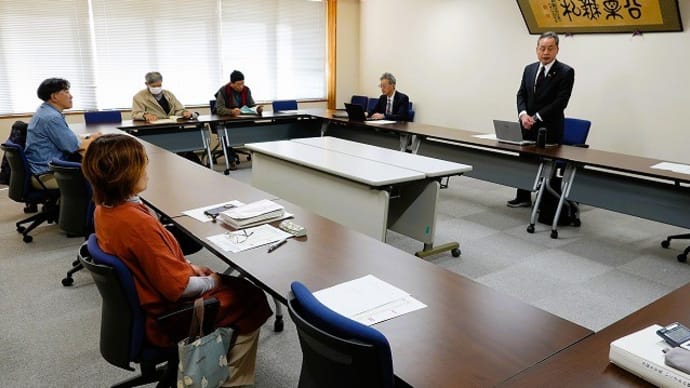 固定資産評価審査委員会&道の駅いくさかの郷定例会&大日向上空からの風景