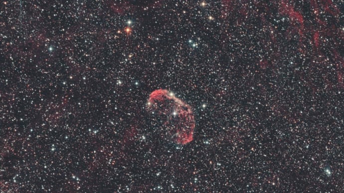 23/07/19  「梅雨空に完敗の陣」　part.2  残念なクレセント星雲…。NGC6888…。
