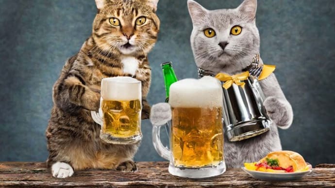 猫の日に猫がビールで乾杯 サントリービール工場見学&神泡サーバー