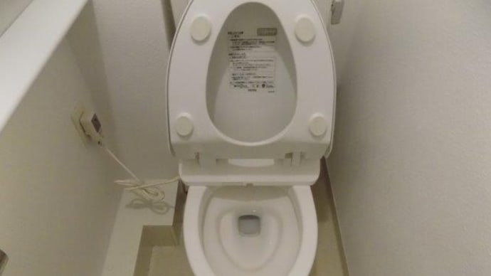 久しぶり居住用原状回復工事 その4 トイレは便座も外すのです☆お食事中注意! ビフォーアフター