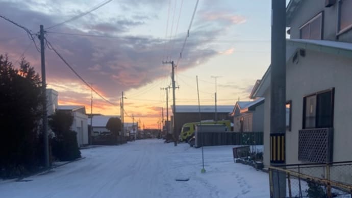 北海道オホーツク地方の朝