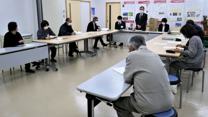道の駅いくさかの郷定例会&赤地蔵上空からの風景