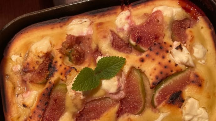 【南部鉄器クリルパンで「クリームチーズといちじくのパウンドケーキ」】