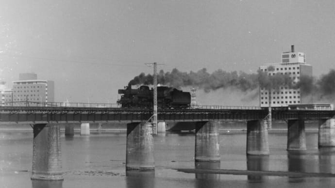 １９７２年１１月 大淀川鉄橋付近で撮影した鉄道写真