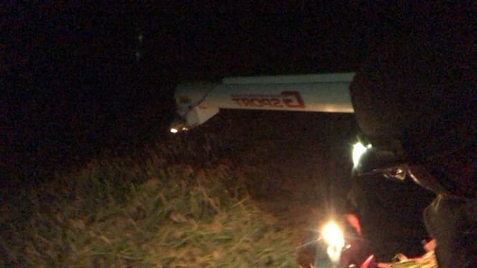 美山錦刈り取り 2日目 終わらせたいが雨に負けたorz