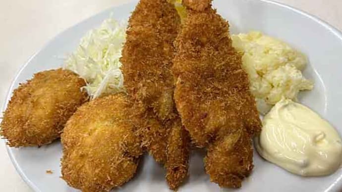 人気老舗店「はね海老」のBランチ+海老フライ追加!