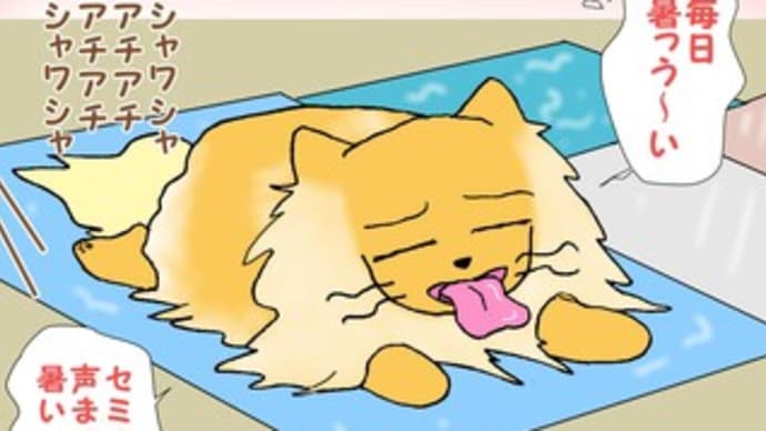 セミの声も暑い・・・
