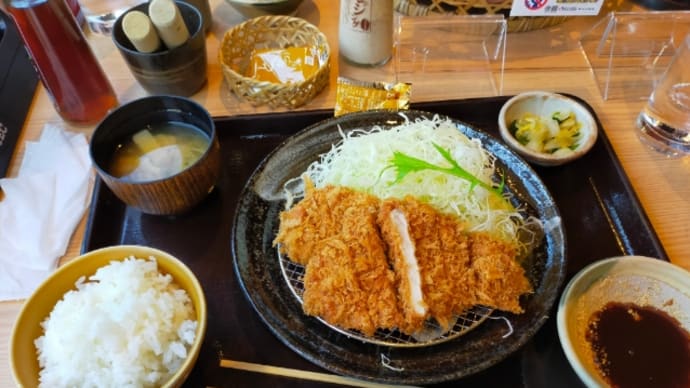 とんかつを食べに行きました