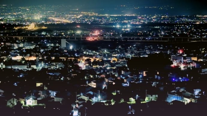 甲府盆地の夜景(24)