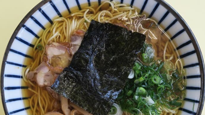 大松食堂＠笠岡市「和風笠岡ラーメン」