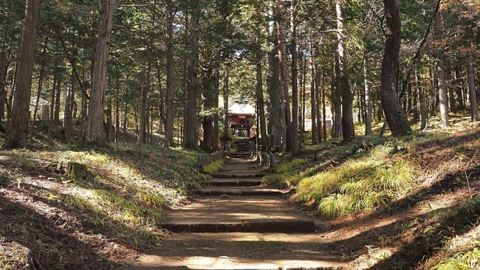 ★山形村清水高原 清水寺の紅葉① 2022