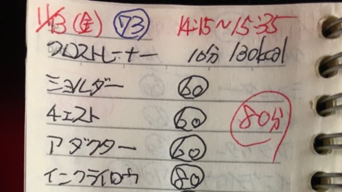 しごおわジムおわただいま〜