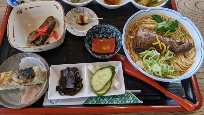長浜 焼鯖そうめん定食 善光