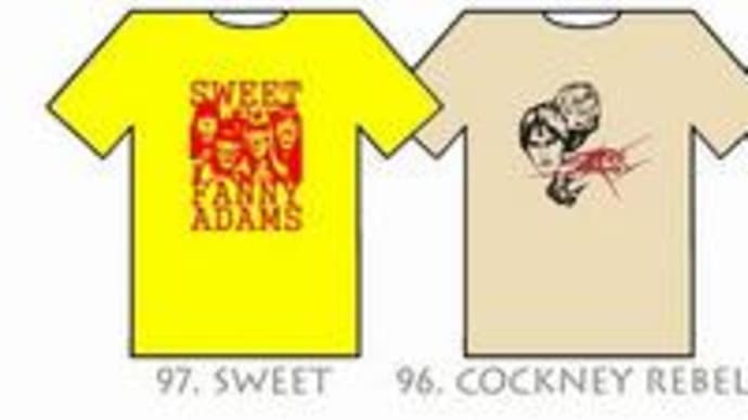 ROCK Tシャツ:SWEET/COCKNEY REBEL(STEVE HARLEY)/NICK LOWE