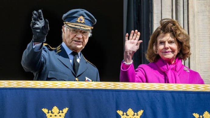 喜寿を迎えたスウェーデン国王