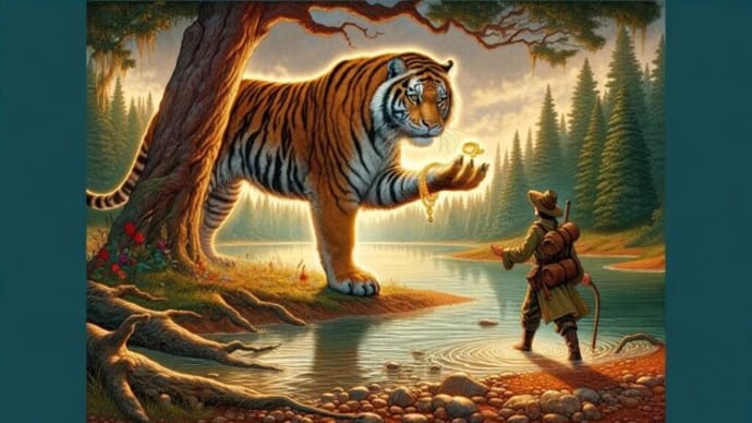 トラと旅人【世界むかしばなし】（10）